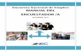 MANUAL DEL ENCUESTADOR /A