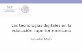 Las tecnologías digitales en la educación superior mexicana