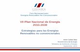 VII Plan Nacional de Energía 2015-2030