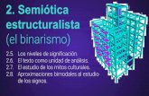 2. Semiótica estructuralista
