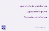 Ingeniería de ontologías Lógica Descriptiva Sintaxis y ...