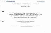 FOSALU D. MANUAL DE POLITICAS Y PROCEDIMIENTOS DE LA ...