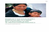 PUEBLOS Y NACIONALIDADES INDÍGENAS DEL ECUADOR: DE LA ...