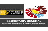 Presentación de Empalme- Secretaría General