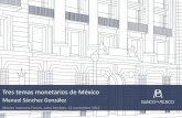 Tres temas monetarios de México