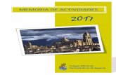 MEMORIA DE ACTIVIDADES 2017 - cofsegovia