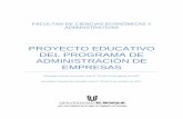 PROYECTO EDUCATIVO DEL PROGRAMA DE ADMINISTRACIÓN DE …
