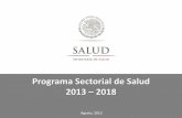 Programa Sectorial de Salud 2013 2018