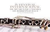 IV Festival Internacional de Música de Cámara de Barranquilla