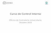 Curso de Control Interno - Universidad de Costa Rica