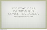 SOCIEDAD DE LA INFORMACIÓN CONCEPTOS BÁSICOS