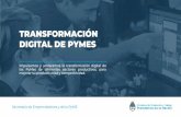DIGITAL DE PYMES TRANSFORMACIÓN