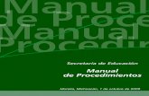 Manual de Procedimientos - Michoacán