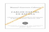CARLOS GARDEL EN ESPAÑA DEL CUADERNOS