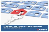 MANUAL DE USO Y MANTENCIÓN DE LA VIVIENDA