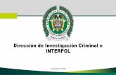 Dirección de Investigación Criminal e INTERPOL