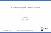 Senseo Remoto en Geotermia y sus aplicaciones.