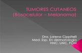 TUMORES CUTANEOS (Basocelular – Melanoma)