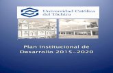 Plan Institucional de Desarrollo 2015-2020