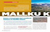 Breve cronología del conﬂ icto minero en Mallku Khota