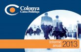 Informe anual 2013 - Colonya
