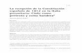37 La recepción de la Constitución española de 1812 en la ...