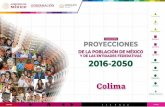 E LA POBLACIN E MXICO E LAS ENTIAES FEEATIVAS 2016-2050