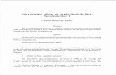 Inscripciones latinas de la provincia de Jaén. Supplementum I