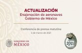 Enajenación de aeronaves Gobierno de México