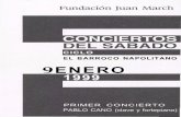 EL BARROC NAPOLITANO O 9ENERO 1999