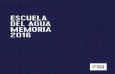 ESCUELA DEL AGUA MEMORIA 2016