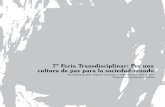 7ª Feria Transdisciplinar: Por una cultura de paz para la ...