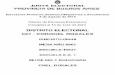 DISTRITO ELECTORAL 027 - CORONEL ROSALES