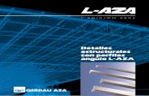 Detalles estructurales con perfiles angulo L-AZA