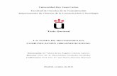 Tesis Doctoral LA TOMA DE DECISIONES EN COMUNICACIÓN ...