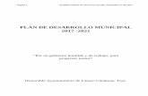 PLAN DE DESARROLLO MUNICIPAL 2017 -2021