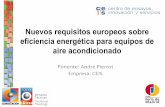 Nuevos requisitos europeos sobre eficiencia energética ...
