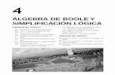 ÁLGEBRA DE BOOLE Y SIMPLIFICACIÓN LÓGICA