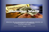 Efectos de un incremento del salario mínimo en el ...