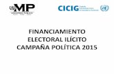 FINANCIAMIENTO ELECTORAL ILÍCITO CAMPAÑA POLÍTICA …