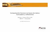 Computación forense en bases de datos: Conceptos y …