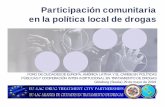Participación comunitaria en la política local de drogas