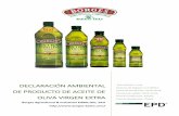 declaración ambiental de producto de aceite de oliva ...
