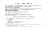 ACTA 226-2014