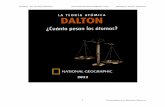 Dalton: La teoría atómica  ...