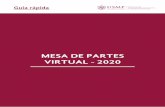 MESA DE PARTES VIRTUAL - 2020