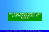 Metodología de Matriz de Marco Lógico para la Matriz de ...