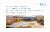 LA NUTRICIÓN Enseñando alimentación y nutrición humana …