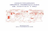 CONSTRYUENDO GRUPOS PARROQUIALES DE JUSTICIA Y PAZ