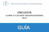 CLIMA Y CULTURA ORGANIZACIONAL 2017